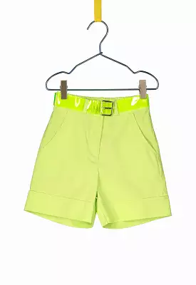 Folded Hem Short Pants