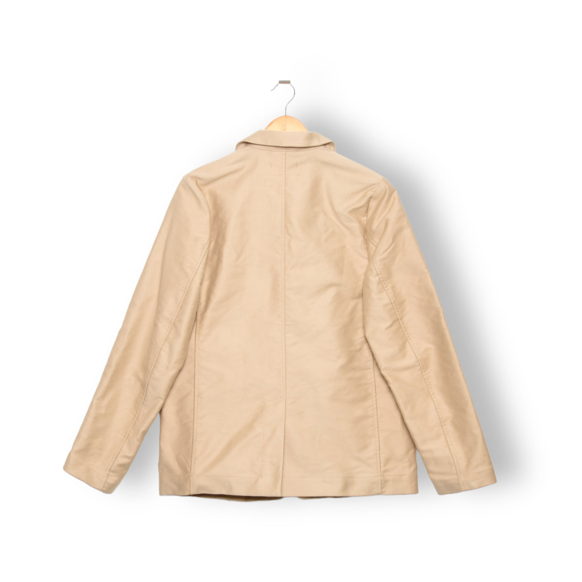 Frank Leder Burned Moleskin Blazer ecru