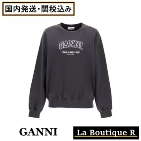 Ganni  |Logo Hoodies & Sweatshirts