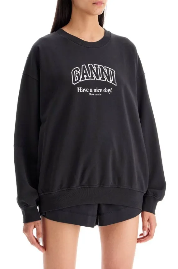 Ganni  |Logo Hoodies & Sweatshirts