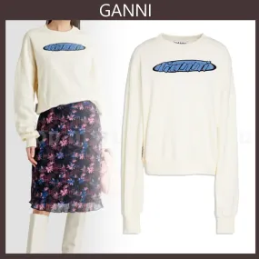 Ganni  |Plain Hoodies & Sweatshirts