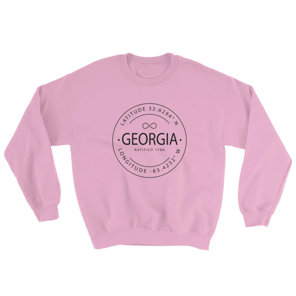 Georgia - Crewneck Sweatshirt - Latitude & Longitude