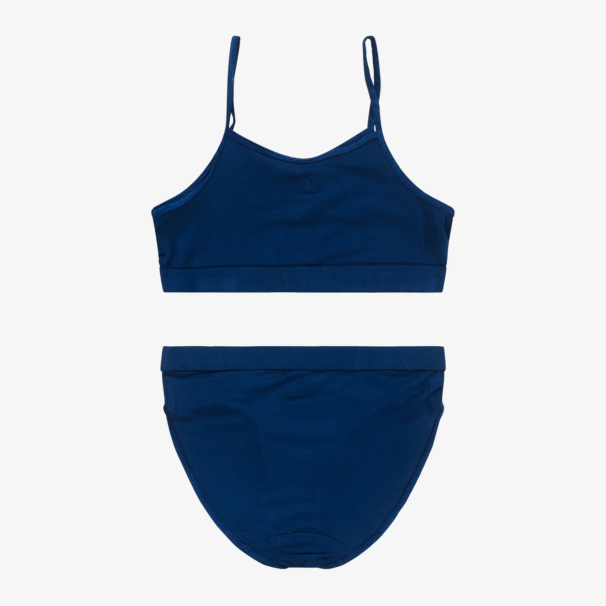 Girls Blue Viscose Top & Knickers Set