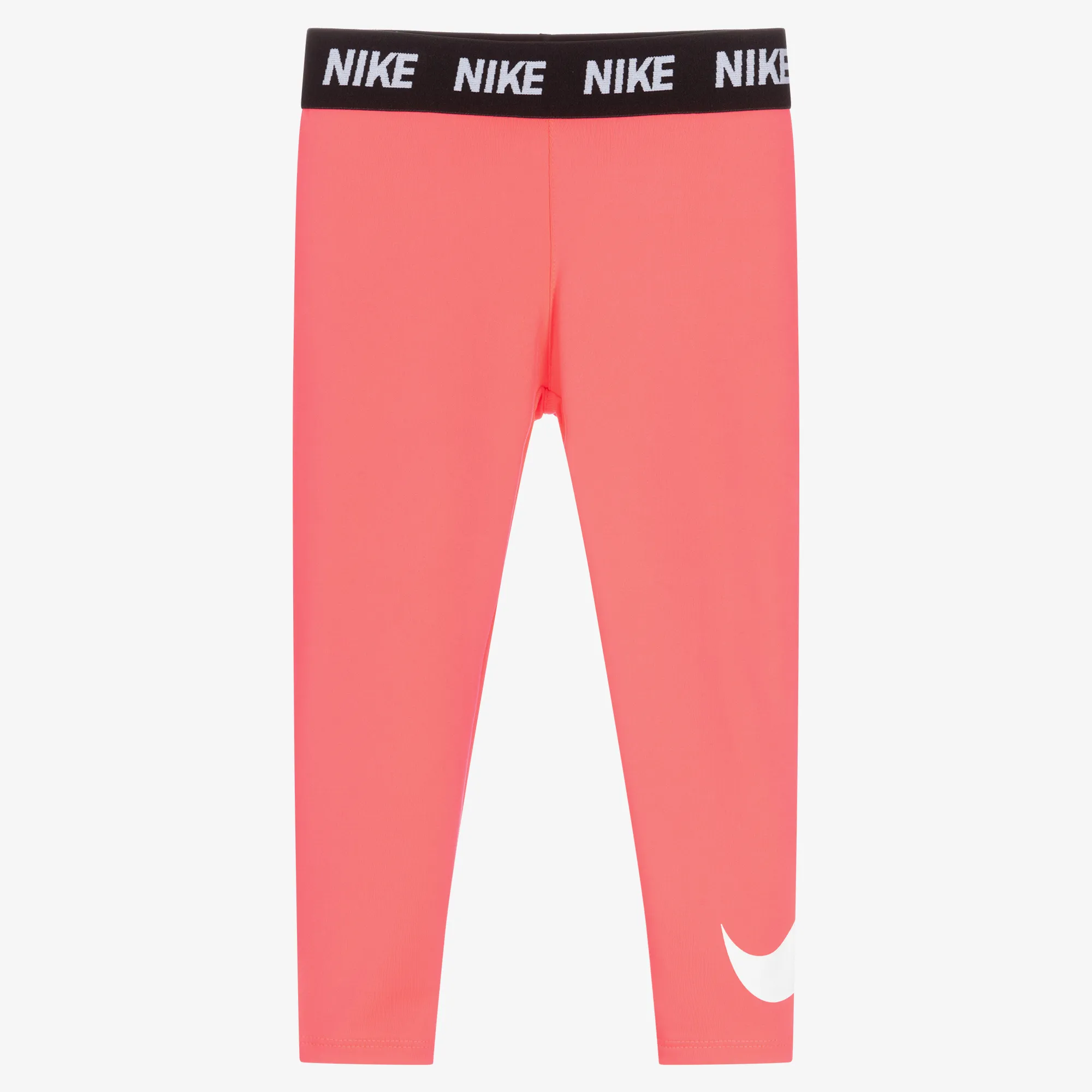 Girls Pink Dri Fit Leggings