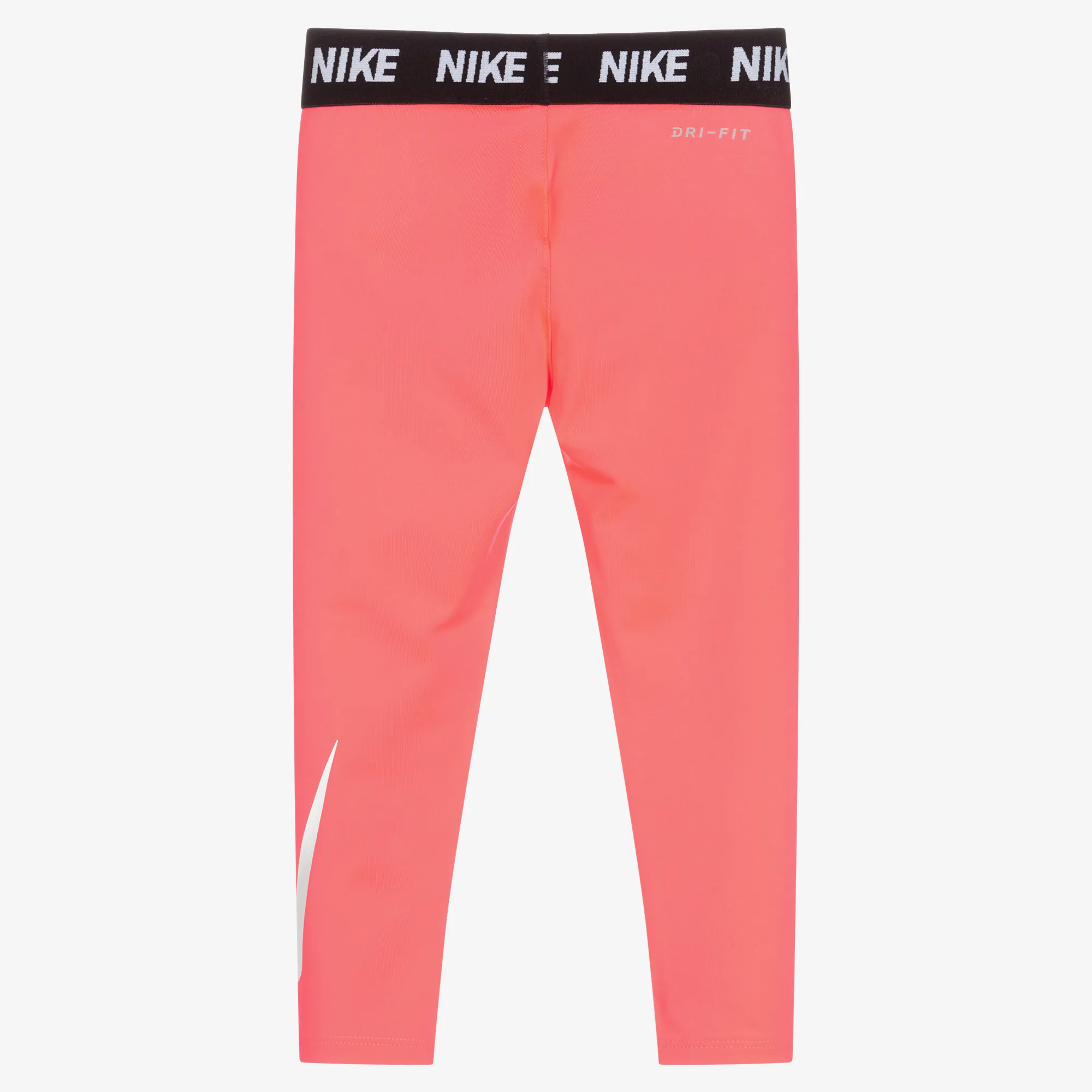 Girls Pink Dri Fit Leggings