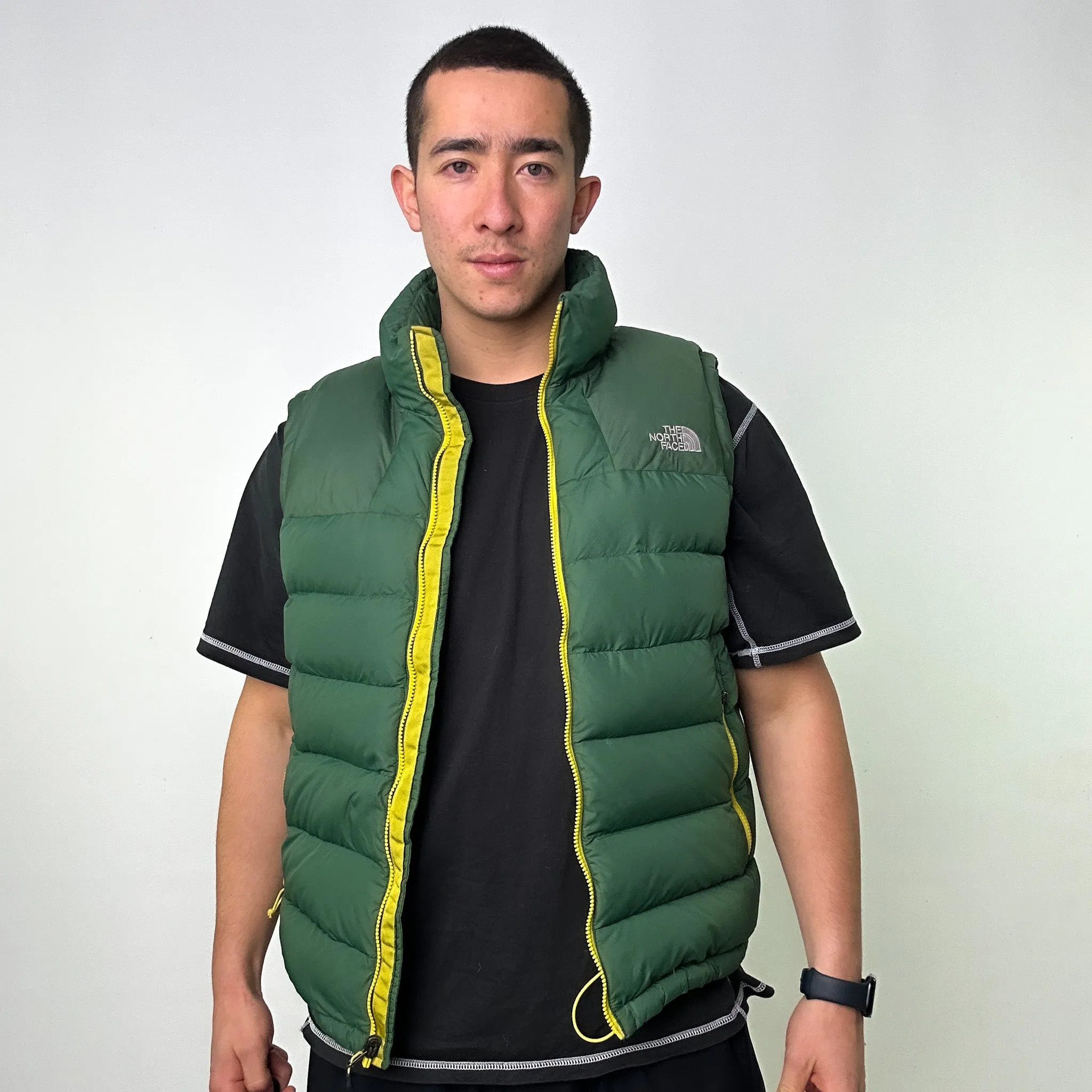 Green y2ks The North Face 700 Series Puffer Jacket Coat Gilet (L)