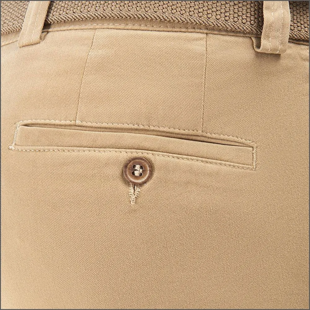 Gurteen Longford Winter Putty Stretch Cotton Chino+