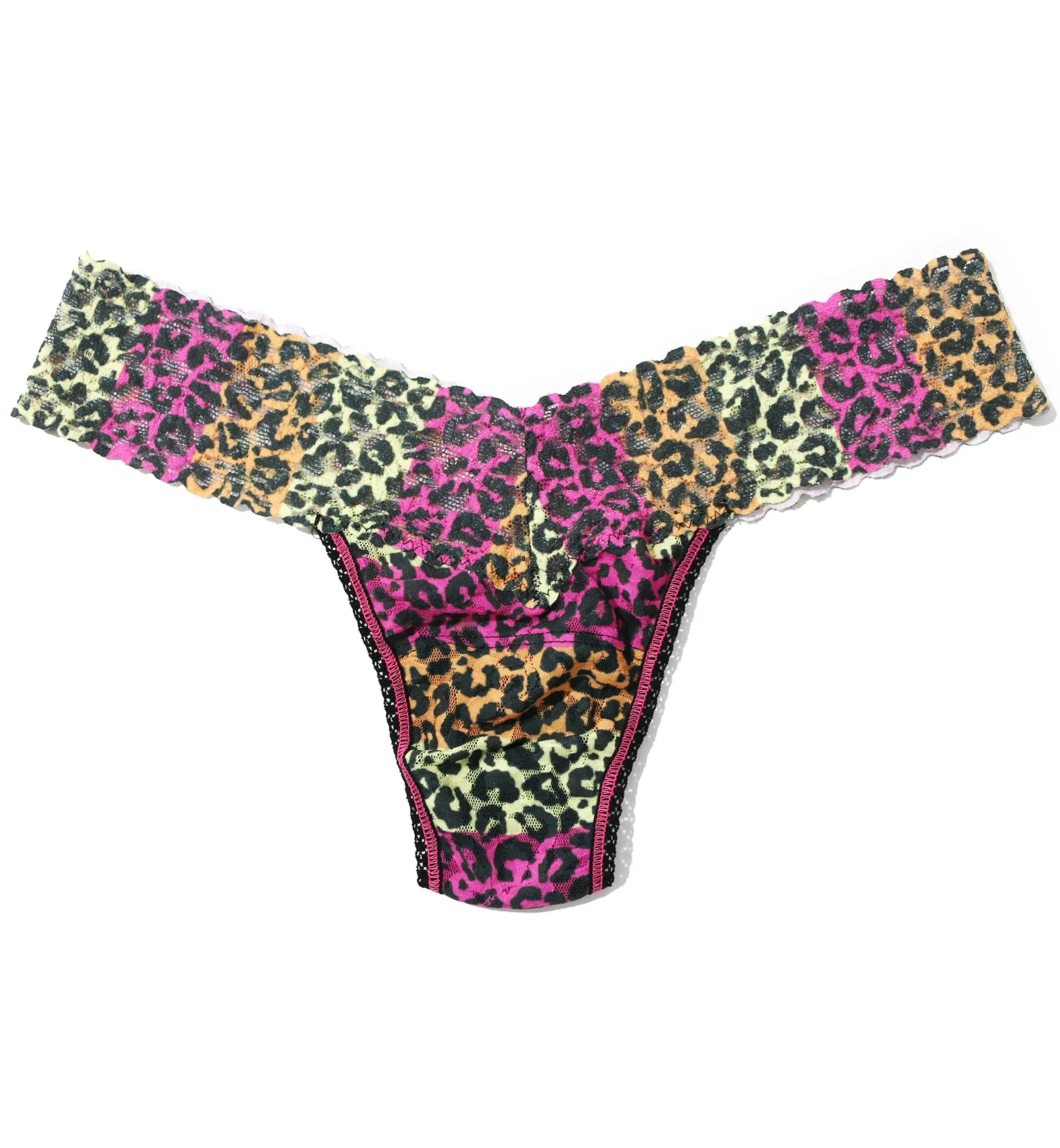 Hanky Panky Signature Lace Printed Low Rise Thong (PR4911P) - It's Electric