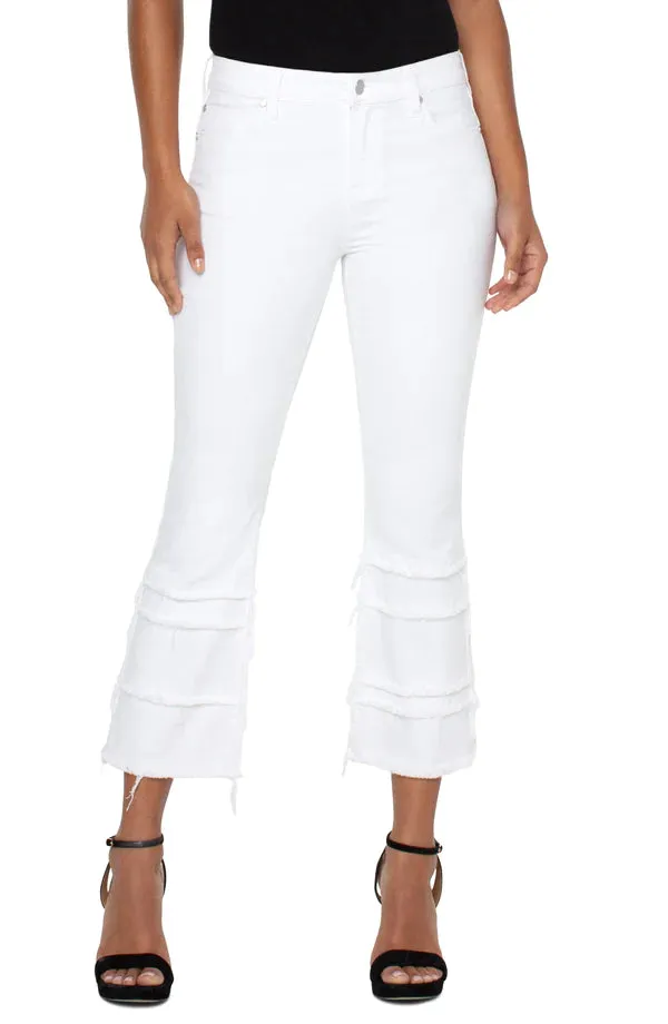 Hannah Cropped Flare w/ Crop Hem Jeans