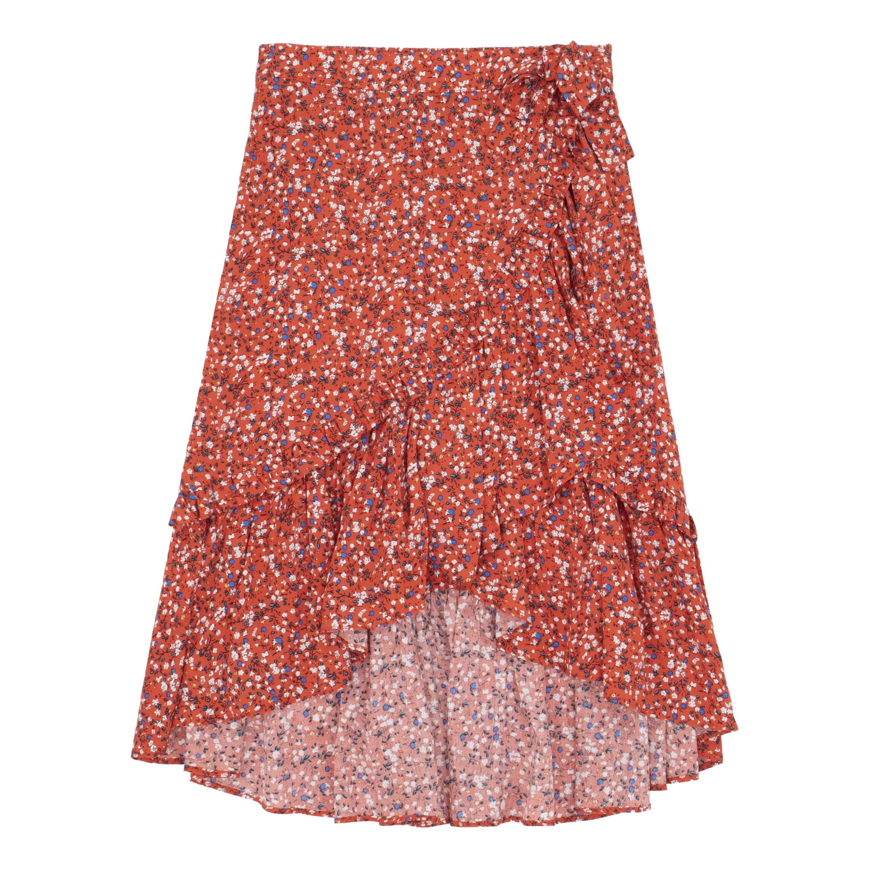 Harvest Floral Ruffle Skirt