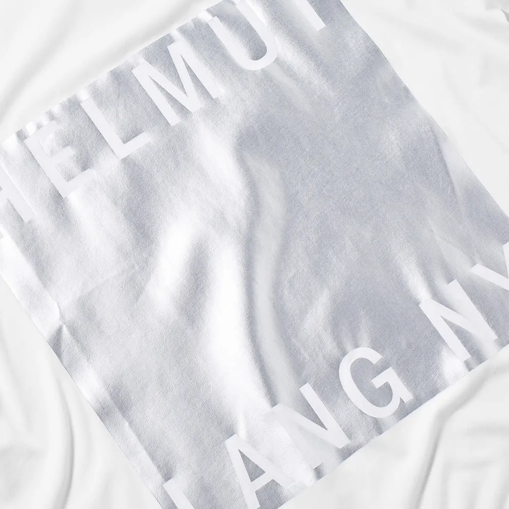 Helmut Lang Film Print TeeOptic White