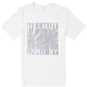 Helmut Lang Film Print TeeOptic White