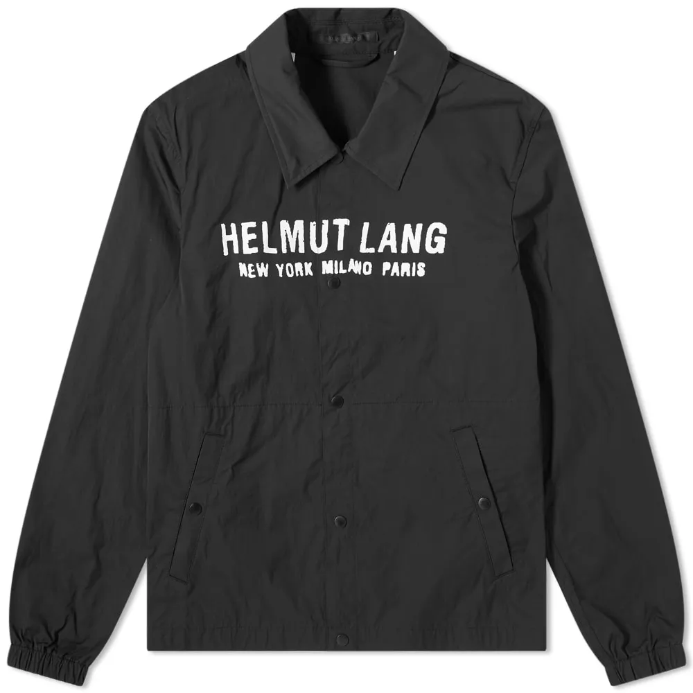 Helmut Lang Logo Stadium JacketBlack