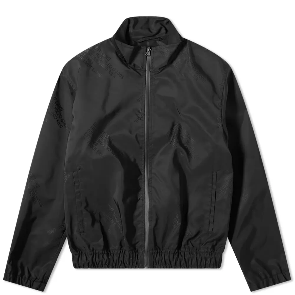 Helmut Lang Logo Track JacketBasalt Black