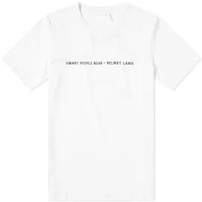 Helmut Lang Smart People TeeWhite & Black