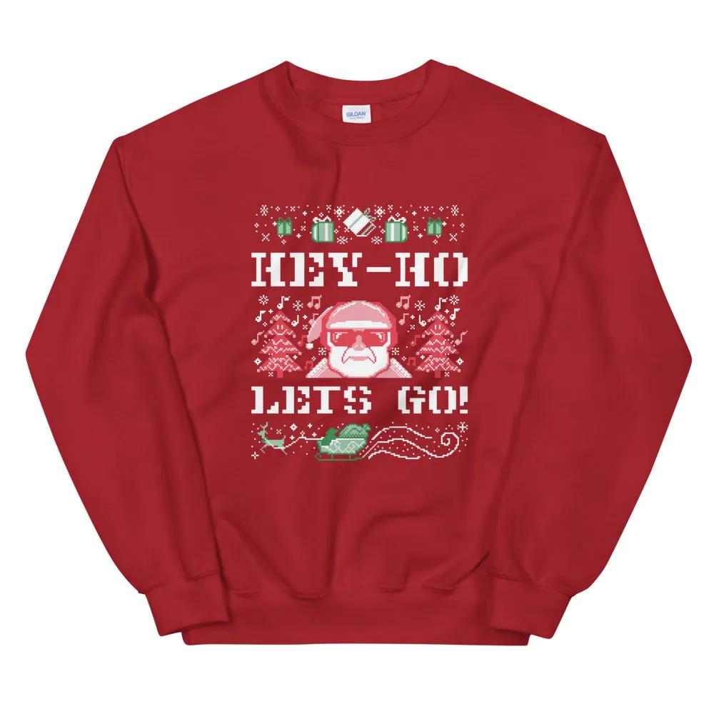 Hey Ho Let's Go! Ugly Christmas Sweatshirt