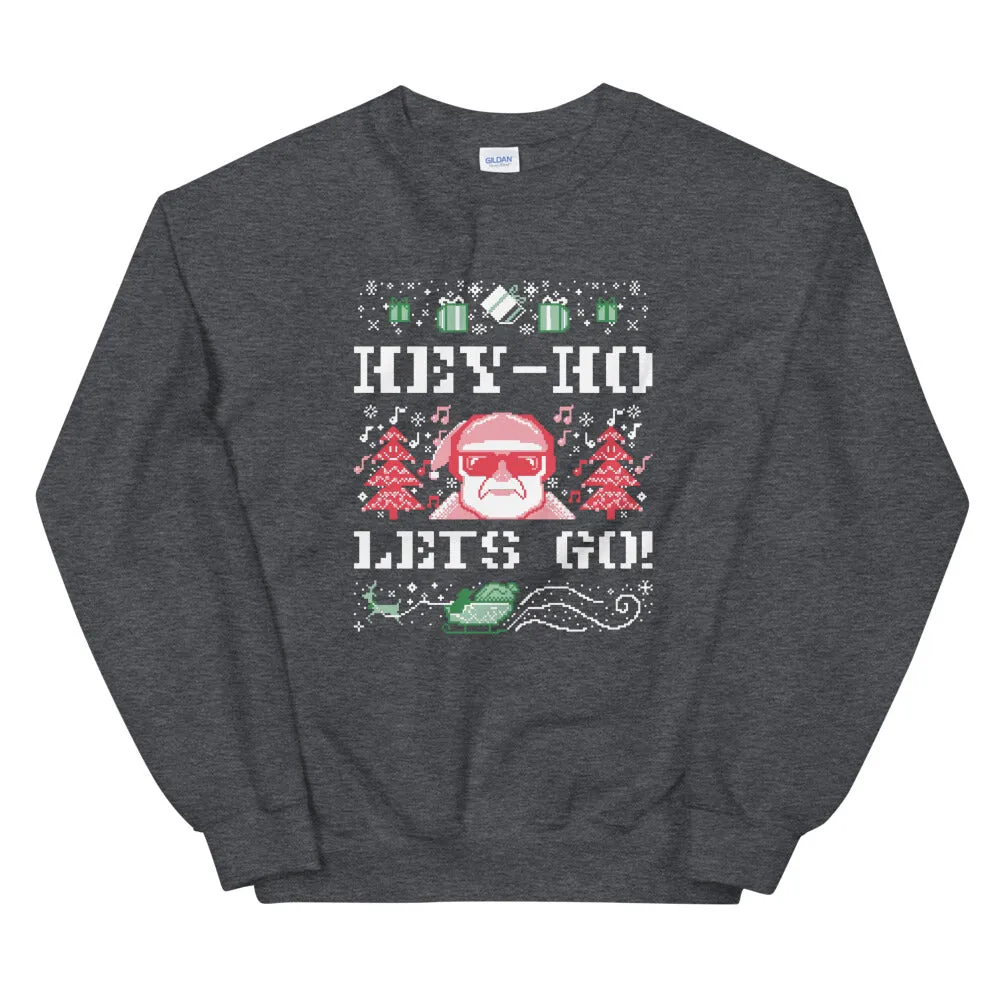 Hey Ho Let's Go! Ugly Christmas Sweatshirt