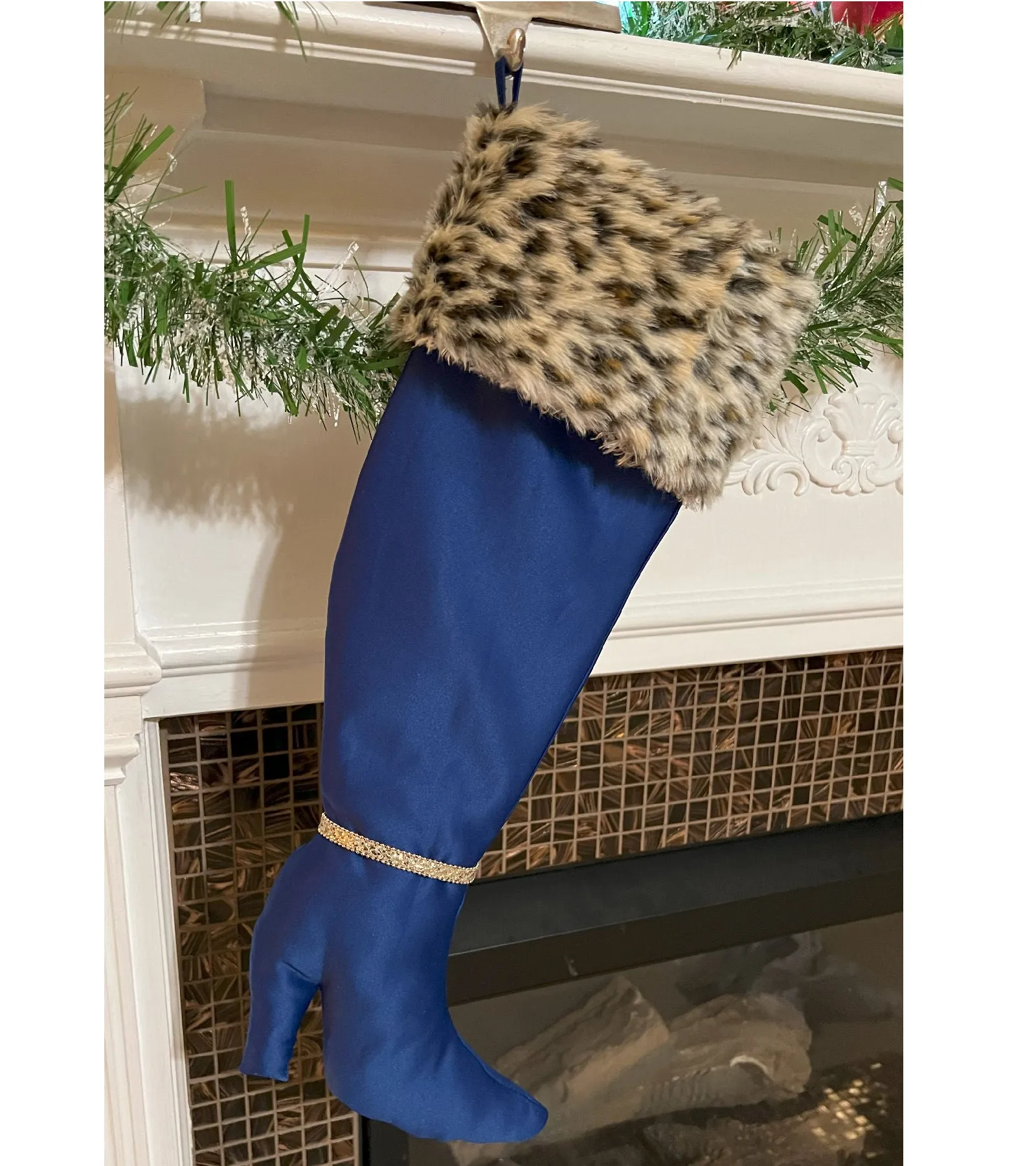 High Heel Boot Custom Christmas Stocking