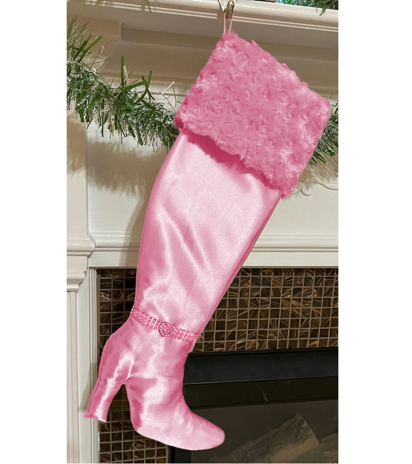 High Heel Boot Custom Christmas Stocking