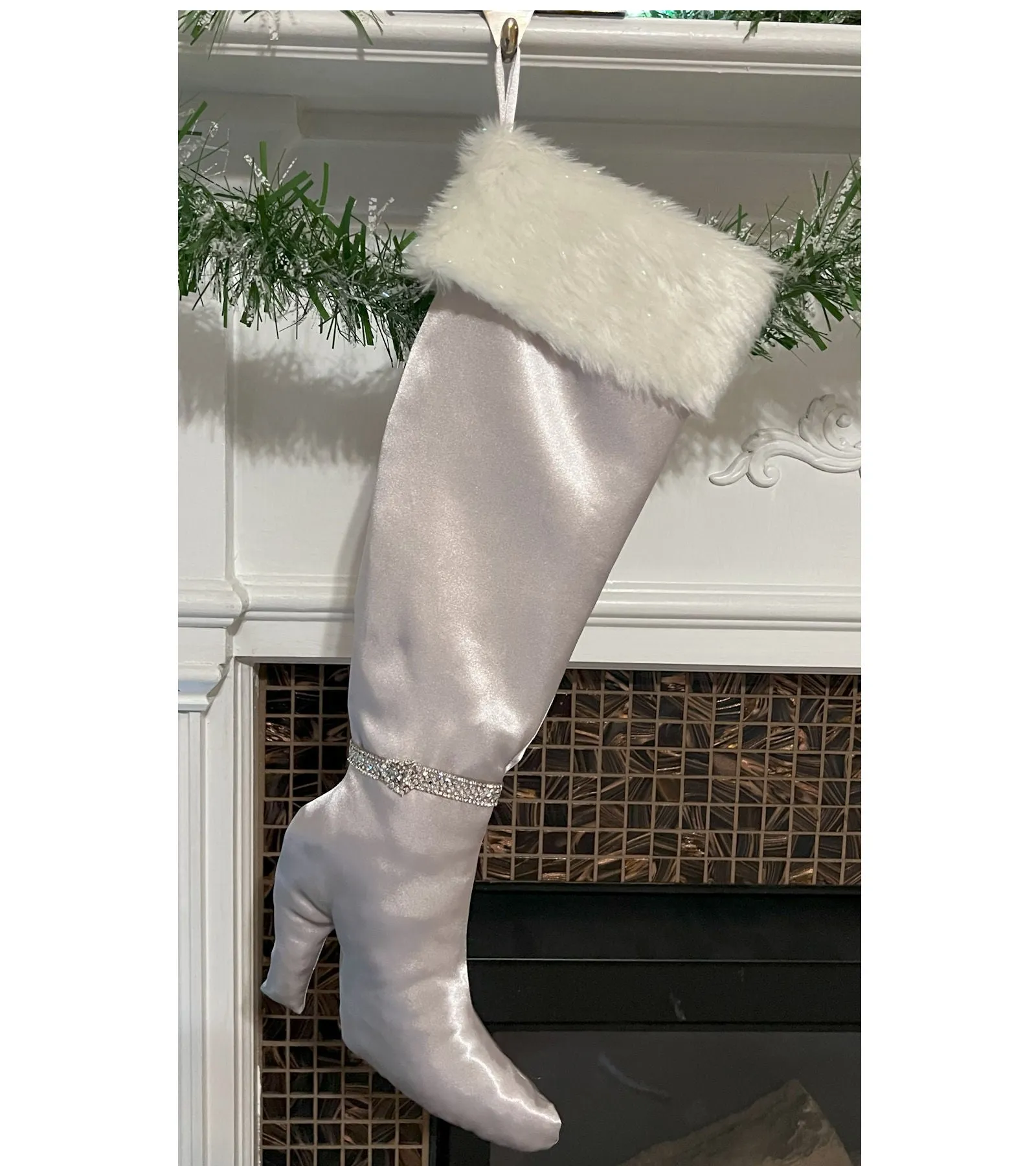 High Heel Boot Custom Christmas Stocking