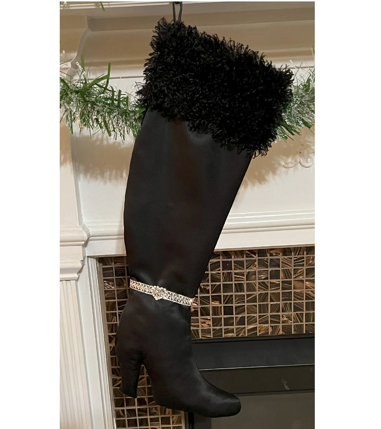 High Heel Boot Custom Christmas Stocking