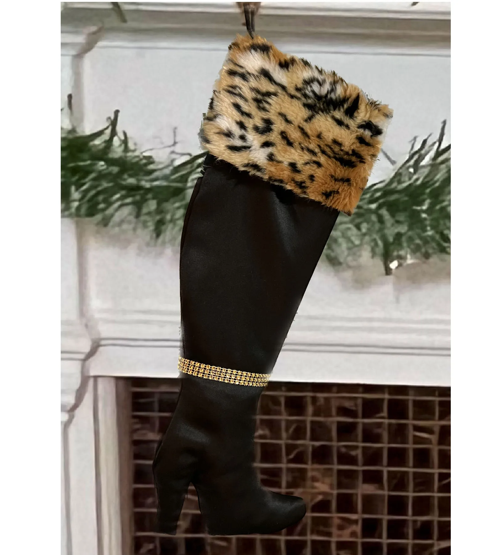 High Heel Boot Custom Christmas Stocking