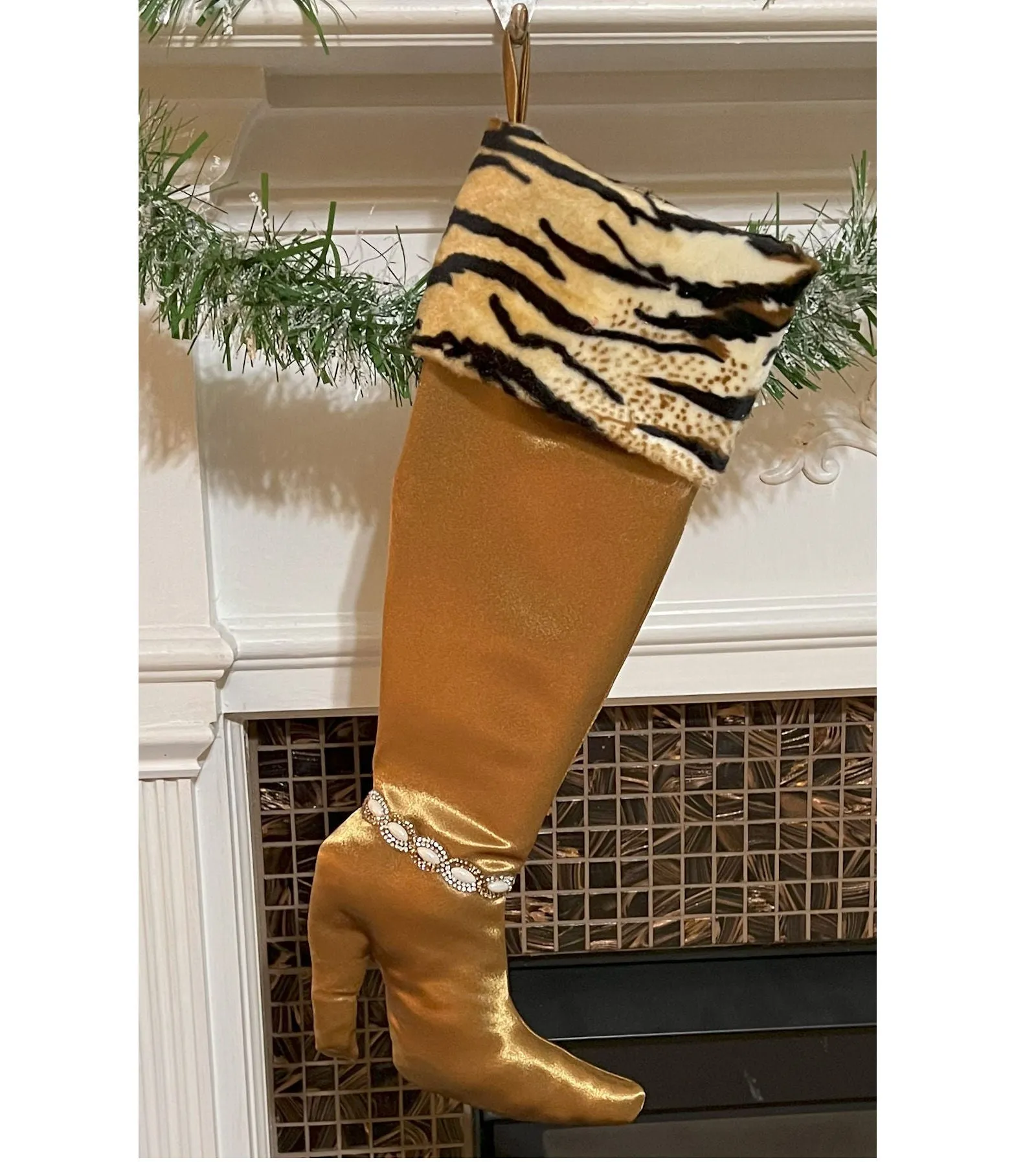 High Heel Boot Custom Christmas Stocking