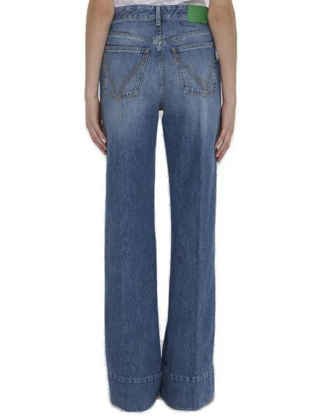 HIGH-WAIST WIDE-LEG JEANS