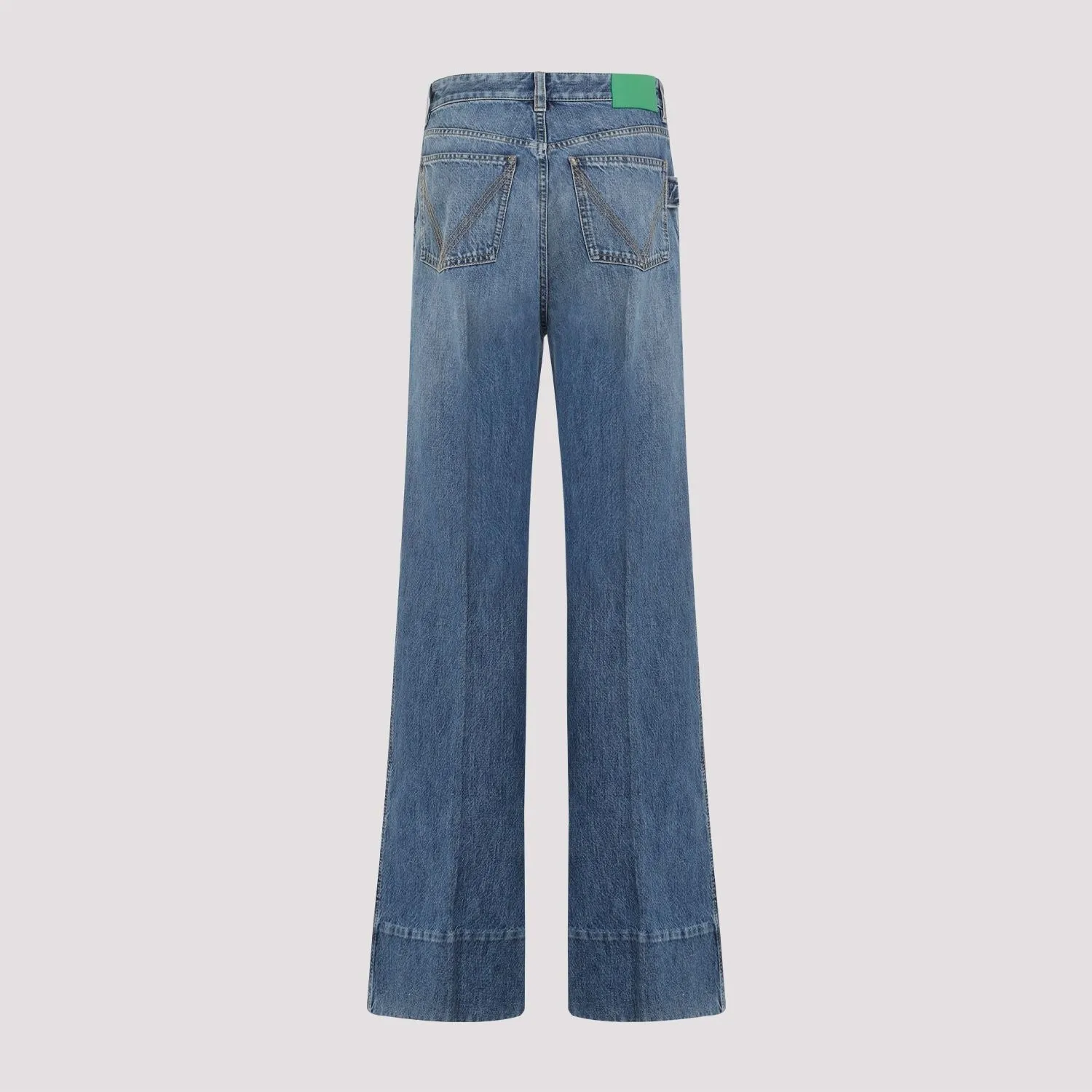 HIGH-WAIST WIDE-LEG JEANS