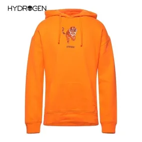 Hydrogen  |Long Sleeves Cotton Logo Hoodies