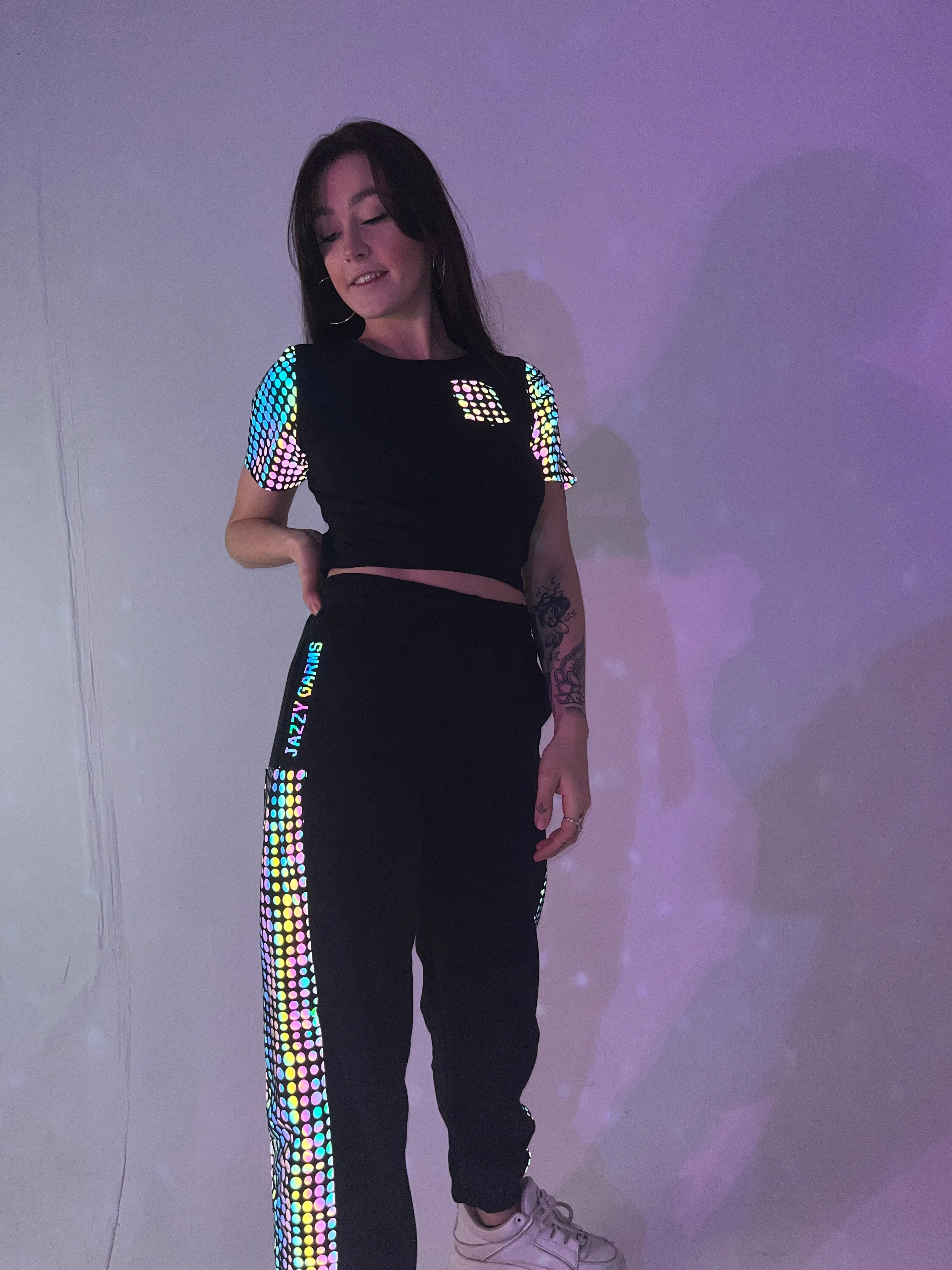 Illusion -  Crop Top & Joggers Set