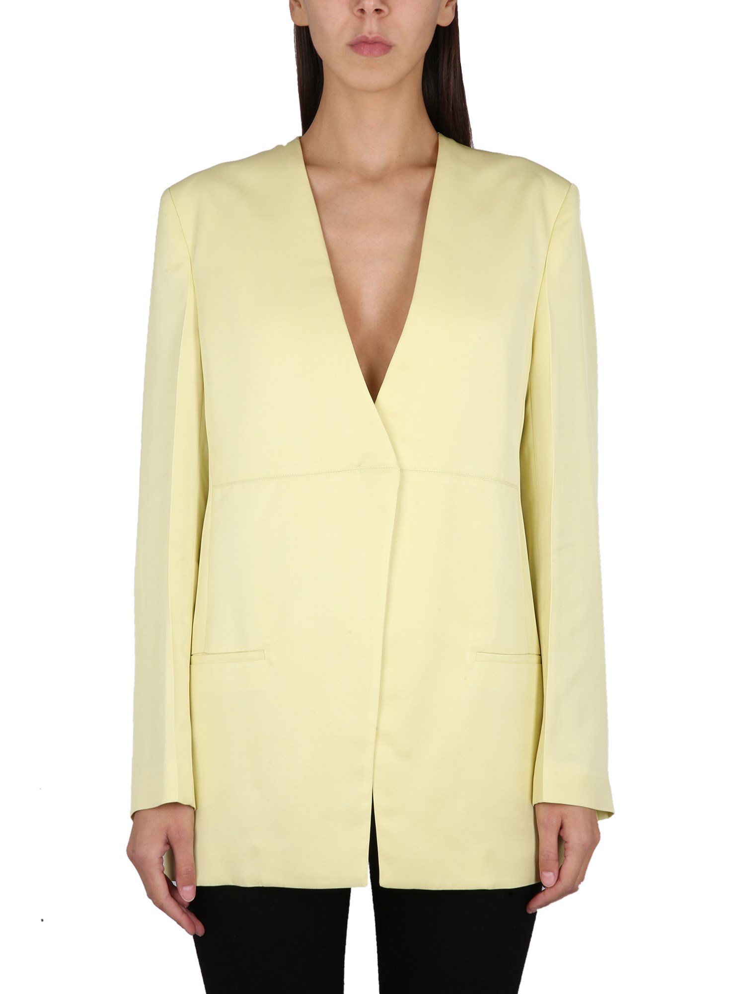 JIL SANDER    JACKET WITH BACK SLIT