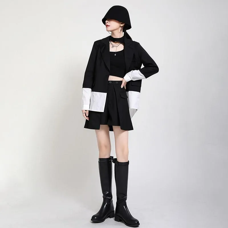 Kazuko Irregular Wide Leg Shorts