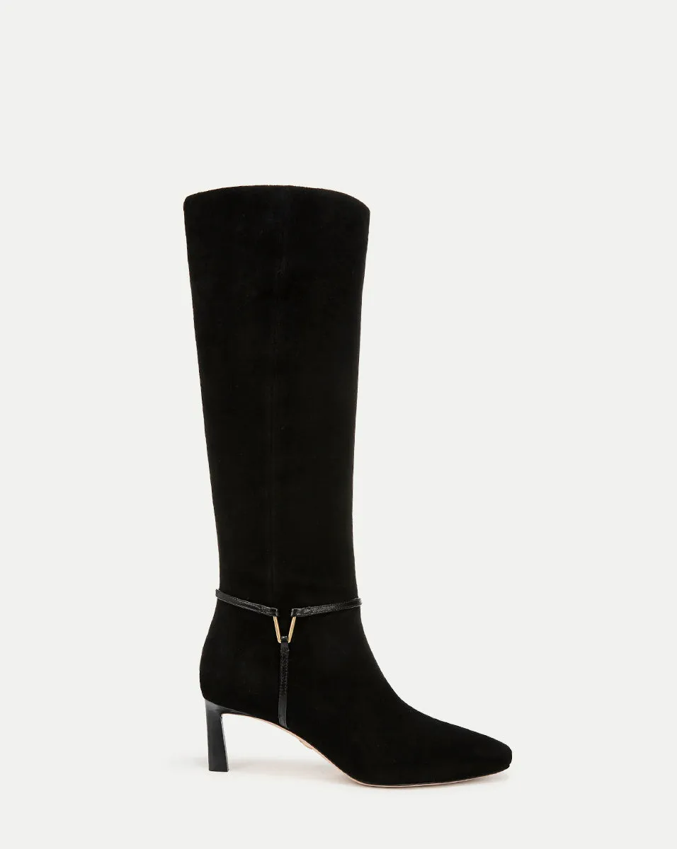 Kenzie Mid-Heel Tall Boot | Wide-Calf