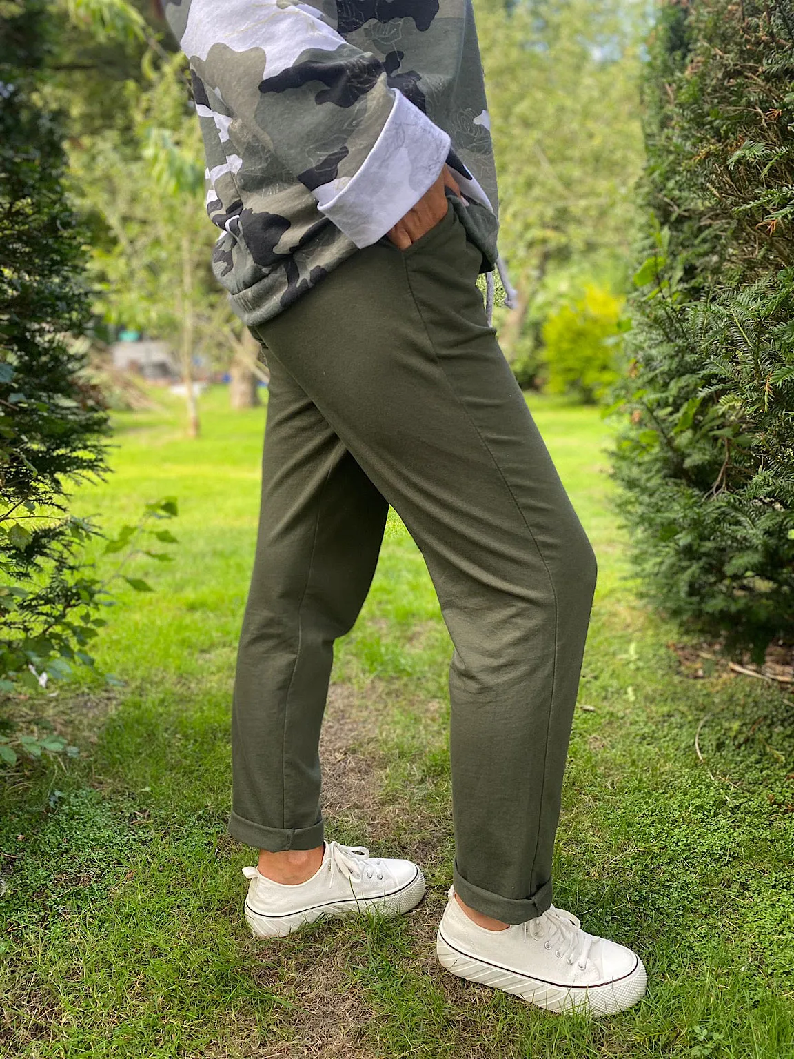 Khaki Joggers Ebony