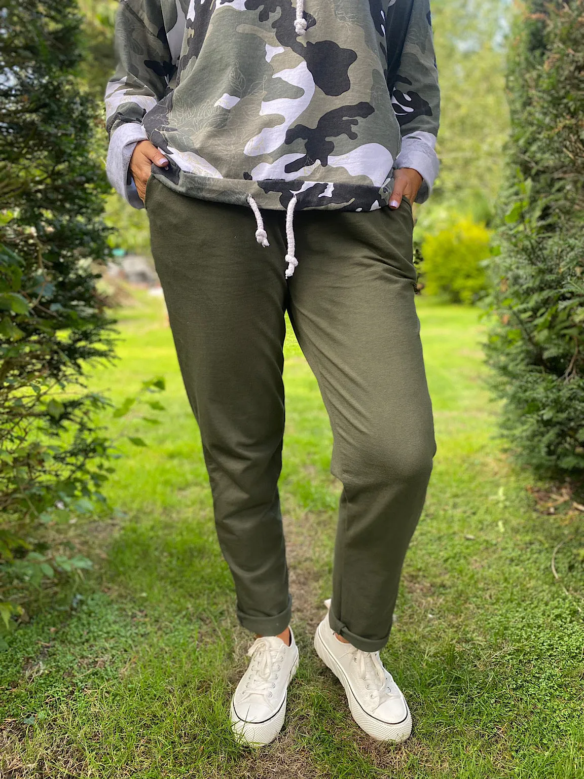 Khaki Joggers Ebony