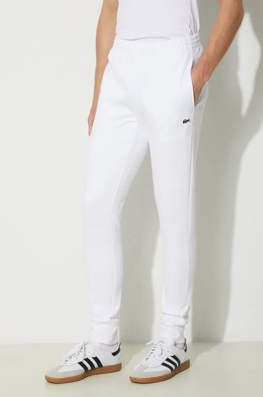 Lacoste joggers men's white color