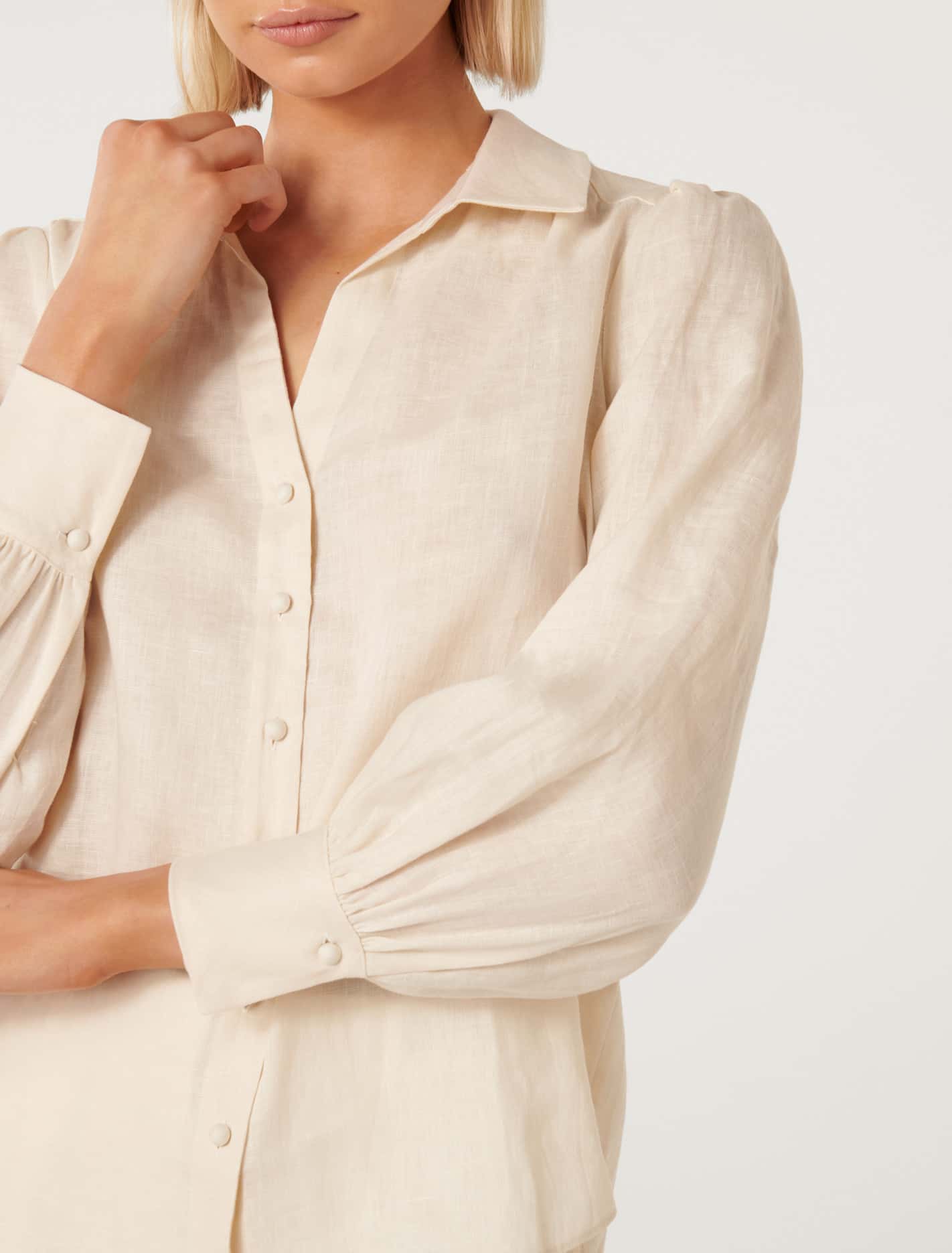 Lee Petite Linen Blouse