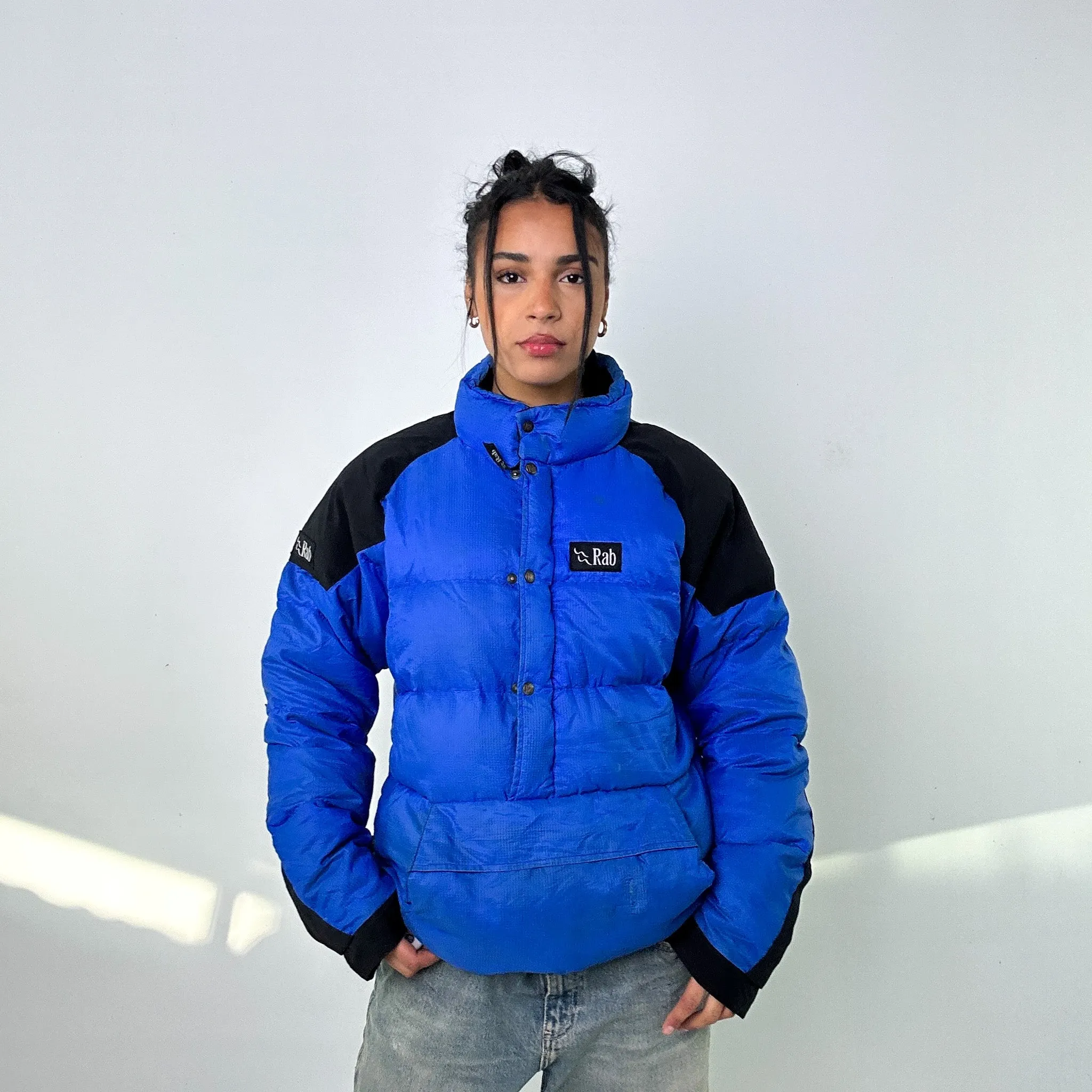 Light Blue 90s Rab Puffer Jacket Coat (L)