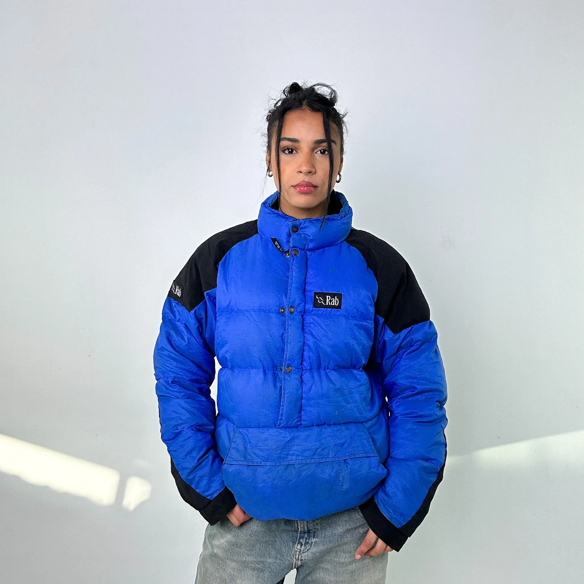 Light Blue 90s Rab Puffer Jacket Coat (L)