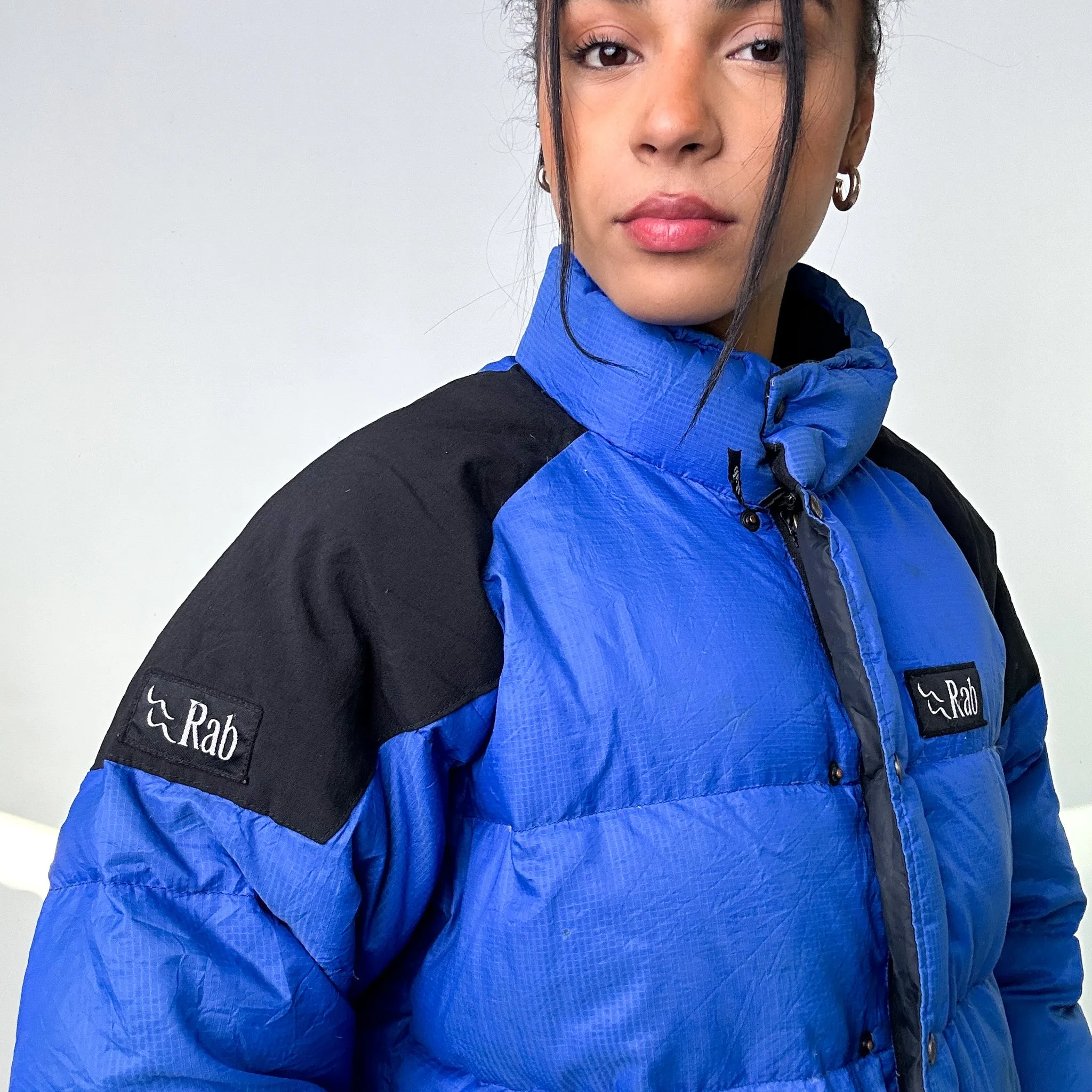 Light Blue 90s Rab Puffer Jacket Coat (L)