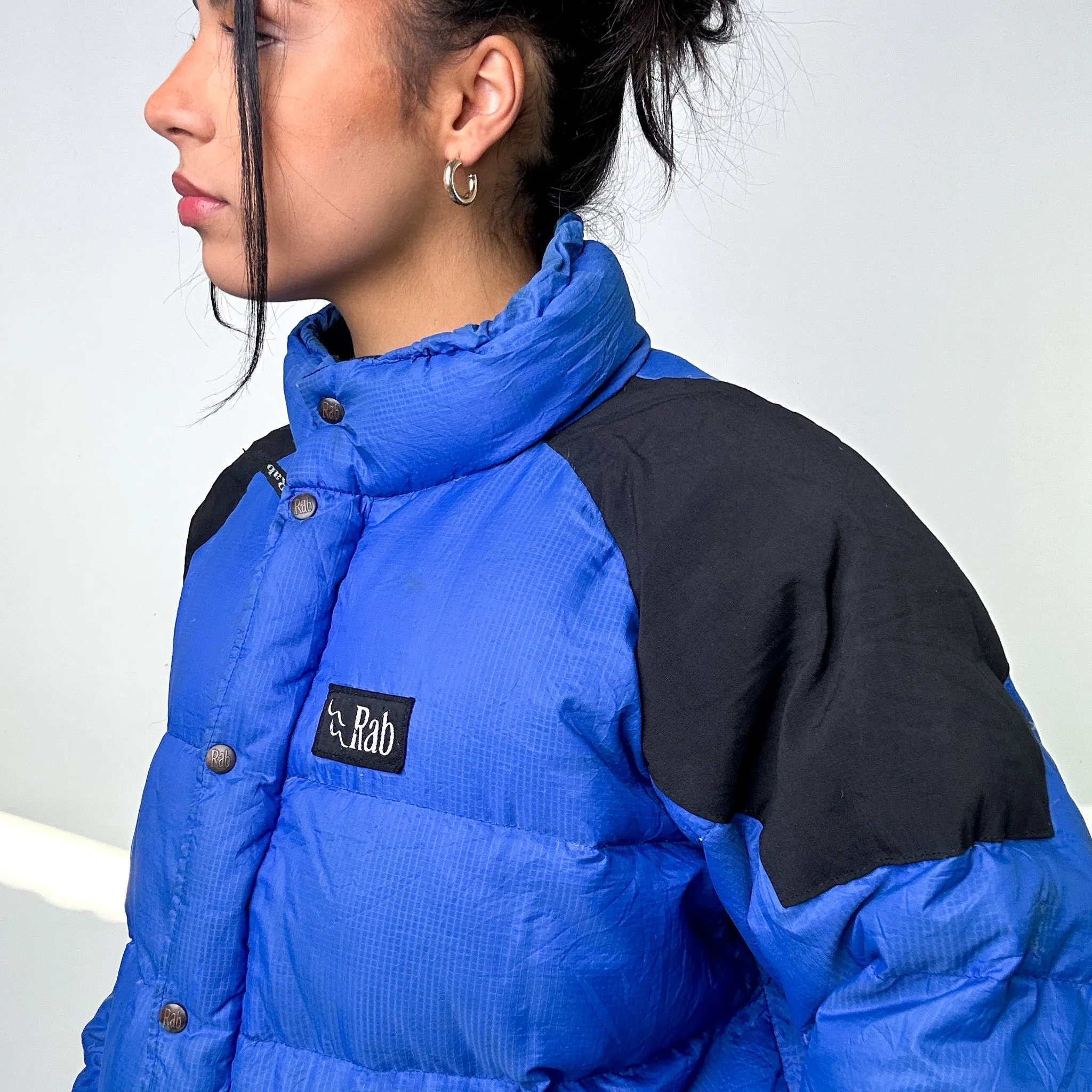 Light Blue 90s Rab Puffer Jacket Coat (L)