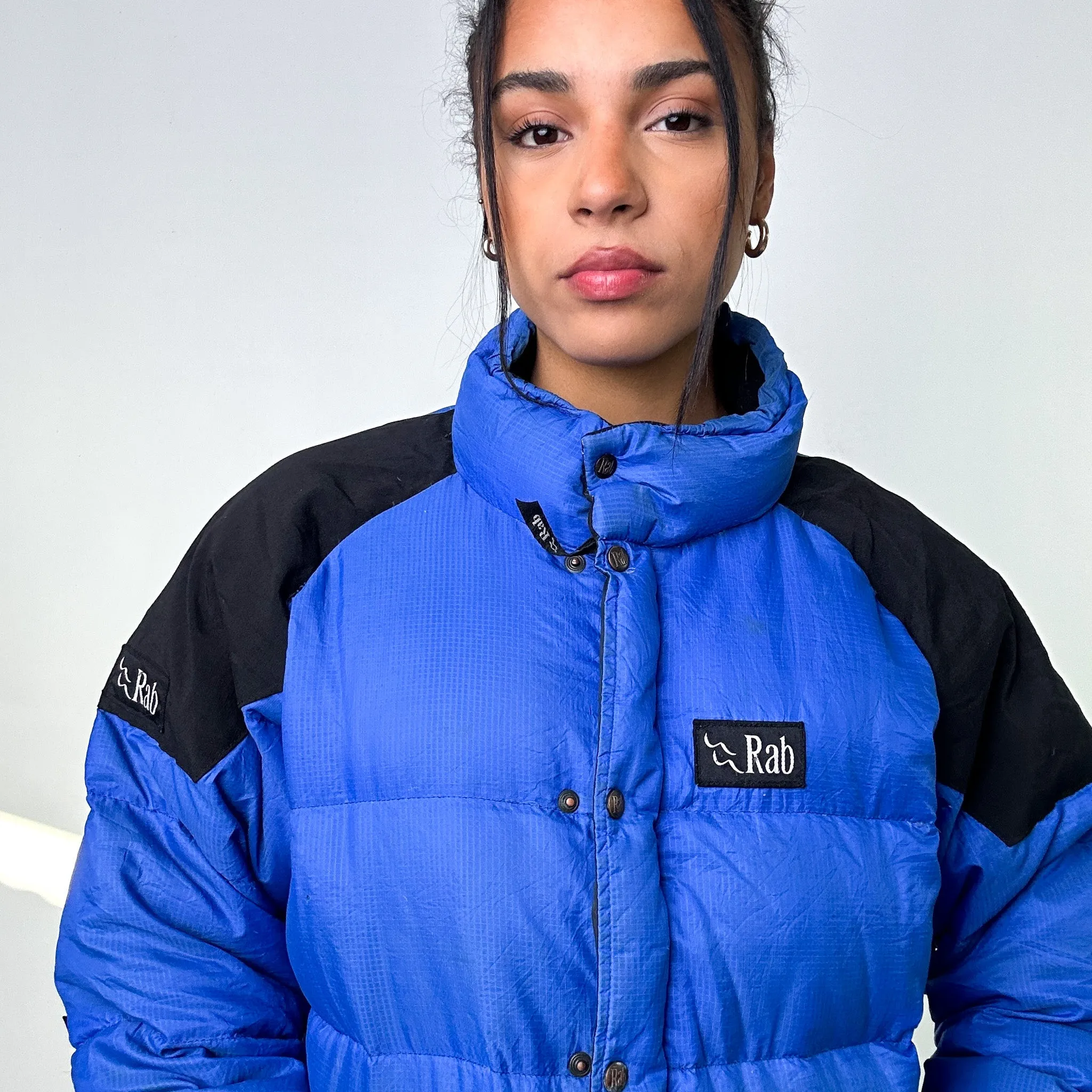 Light Blue 90s Rab Puffer Jacket Coat (L)