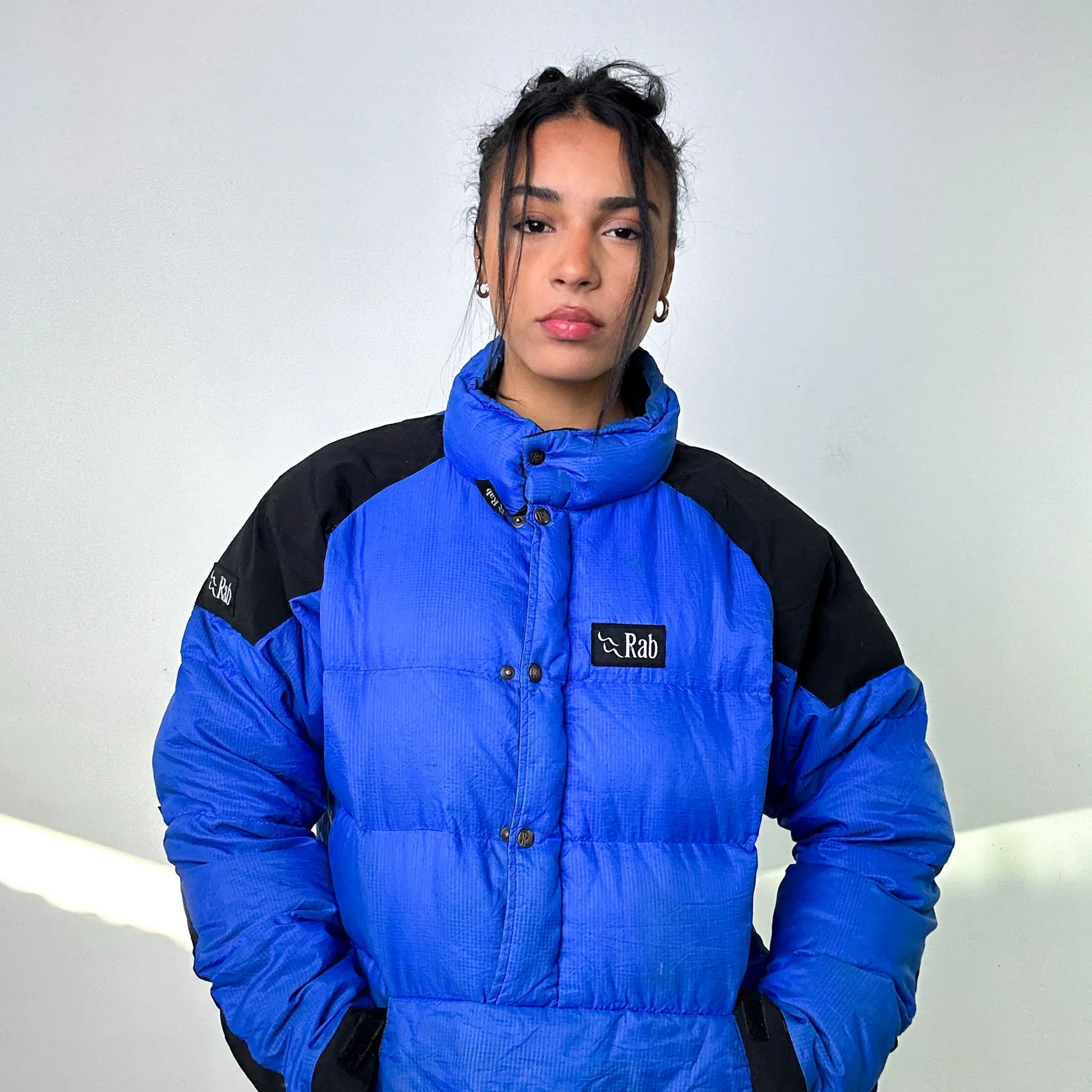 Light Blue 90s Rab Puffer Jacket Coat (L)