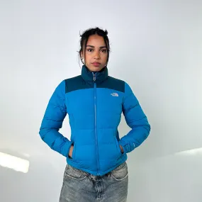 Light Blue 90s The North Face 700 Series Puffer Jacket Coat (XS)