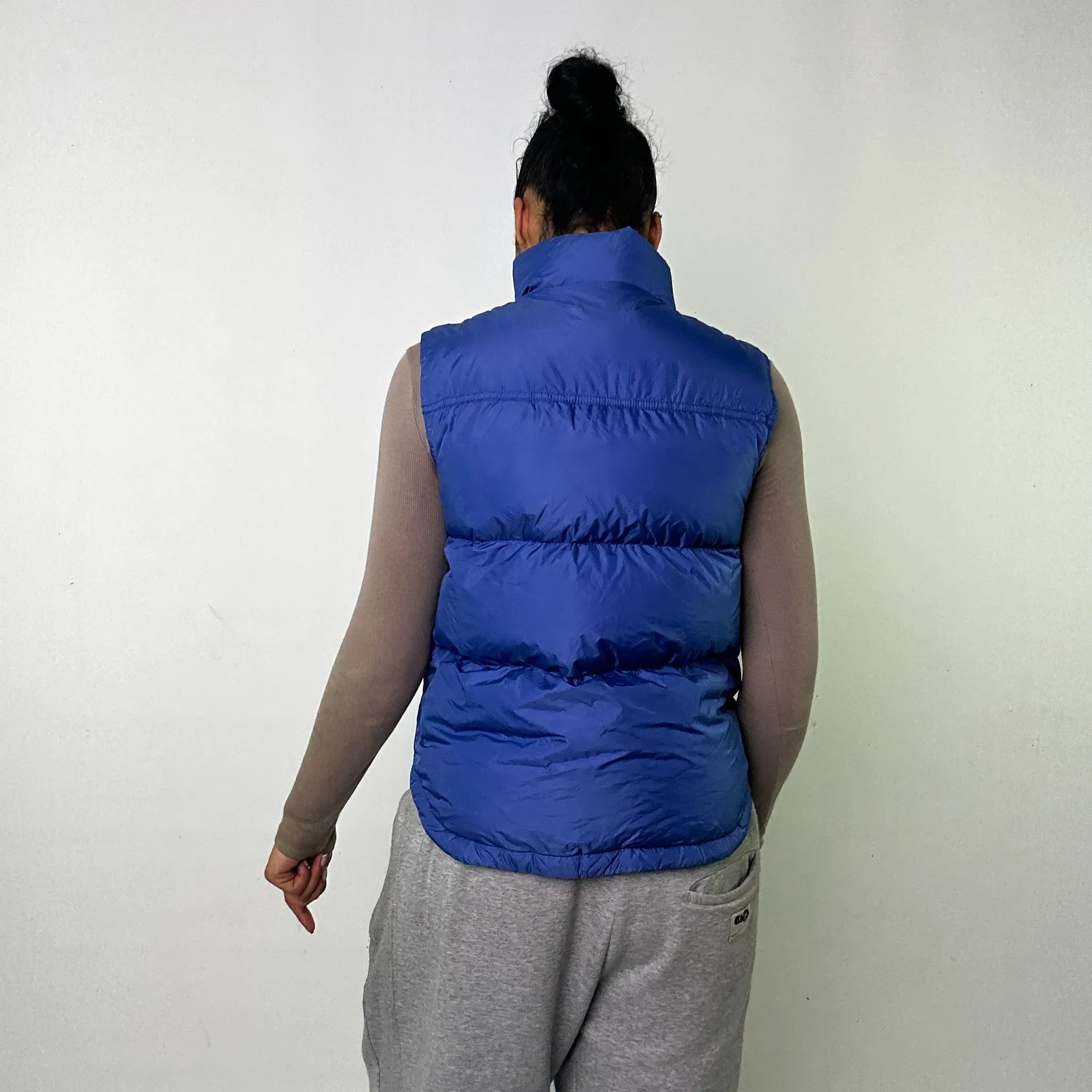 Light Blue y2ks Tommy Hilfiger Puffer Jacket Coat Gilet (S)