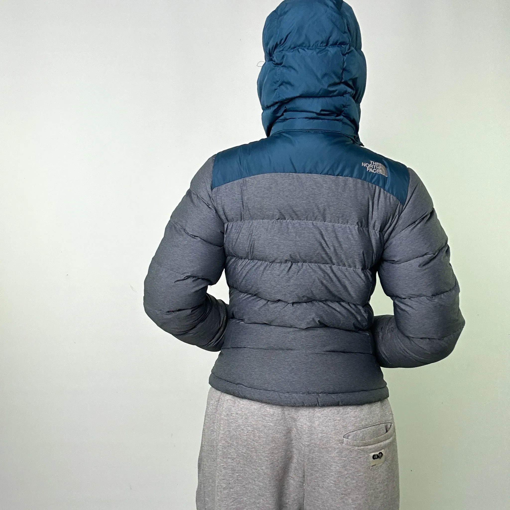 Light Grey 90s The North Face 700 Series Puffer Jacket Coat (L)