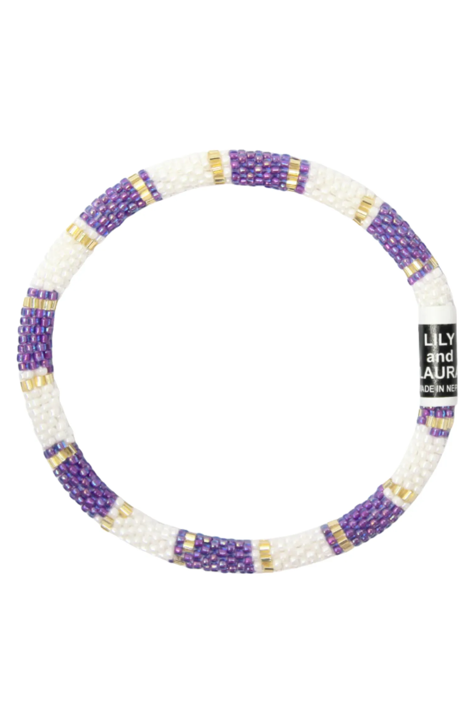 Lily and Laura Ankle Bracelet-- Preppy Purple