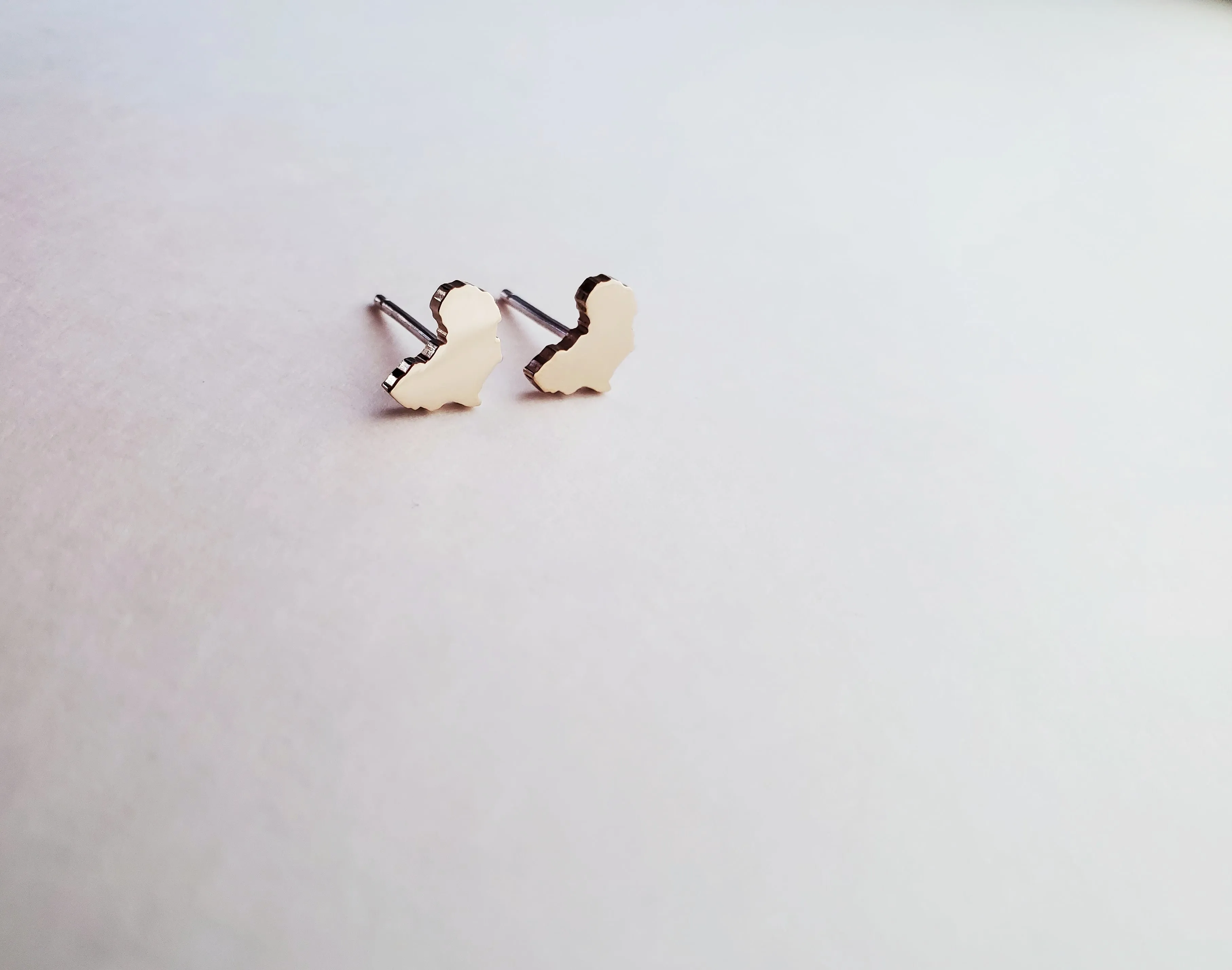 Little Africa Studs * in 14k by request, email for pricing*