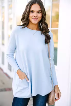 Loving My Life Light Blue Pocket Tunic